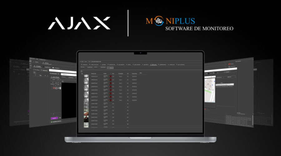 Ajax está integrado con el software de monitoreo Moniplus
