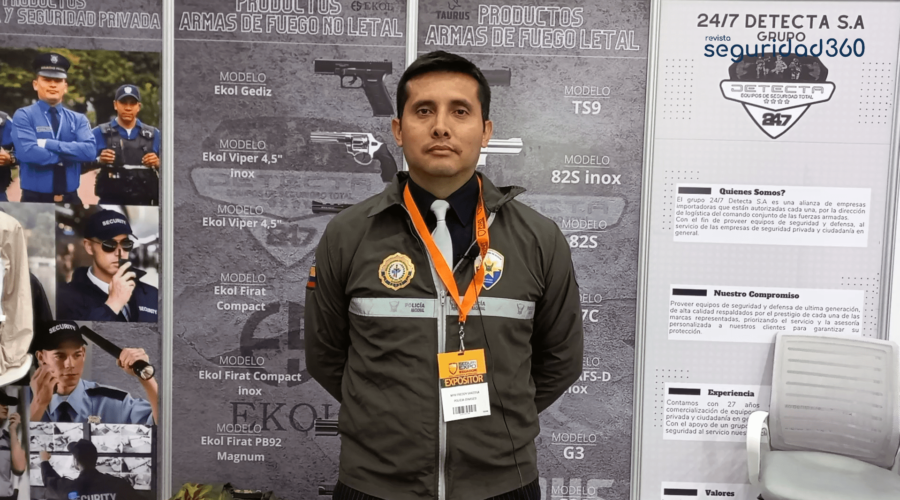 Entrevista a la Policía Nacional del Ecuador en la Feria SeguriExpo Ecuador 2023