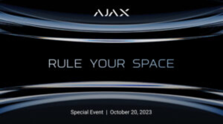 ¡Prepárense para conocer las últimas novedades de la industria de la seguridad! El Ajax Special Event: Domina tu espacio se celebrará el 20 de octubre